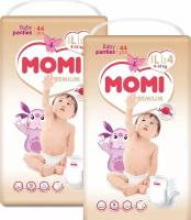 Подгузники-трусики Momi Premium, 9-14 кг, размер L, 44 шт х 2 упаковки