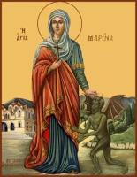 Марина великомученица, икона (арт.00996) 996