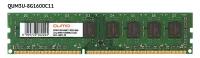 Память DDR3 DIMM 8Gb, 1600MHz Qumo (QUM3U-8G1600C11R)