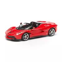 Bburago Коллекционная машинка Феррари 1:43 Ferrari LaFerrari Aperta, красная