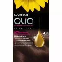 Краска для волос Garnier Olia, бренд Garnier, тон №4.15, Морозный шоколад, 60/60