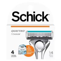 Сменные лезвия Schick Quattro Titanium New 4 шт