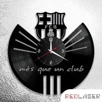 Часы из виниловой пластинки Барселона RED-3472