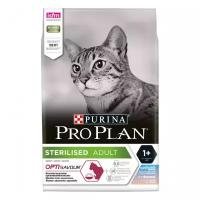 Корм для кошек Purina Pro Plan Корм для стерилизованных кошек Треска, Форель (Sterilised) (3 кг)