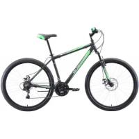 Горный велосипед Black One Onix 27.5 D Alloy чёрный/зелёный/серый 16"