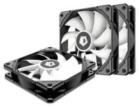 Комплект вентиляторов 120x120x25 ID-Cooling TF-12025-ARGB-TRIO (3 in 1) PWM резиновые углы ARGB 500-1500об/мин