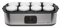 Йогуртница Galaxy Line GL 2697 30Вт 8б. 180мл серебристый/черный