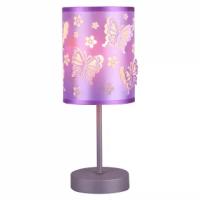 Настольная лампа детская Hiper Бабочки H060-0 фиолетовая