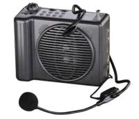 Terrasound M-188UR Усилитель голоса мегафон наплечный поясной мощный 30Вт, mp3, запись, FM, приоритет голоса