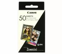 Фотобумага Canon ZP-2030 Zink Paper, 5х7 см (50 листов) кассета для Zoemini