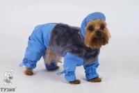 Одежда для собак Тузик Комбинезон для породы той-терьер Зима - 1 (тёплый, комбинированный мехом), сука (0.1 кг)