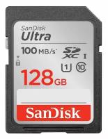 Карта памяти SanDisk 128Gb SDXC Class10 Ultra UHS-I 100MB/s