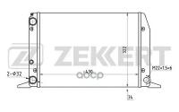 Радиатор Охл. Дв. Audi 80 Iv 86- Zekkert арт. mk-1018