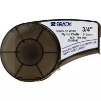 M21-750-499 лента 19,05 mm/4,87 m, нейлон, черный на белом Brady brd110895