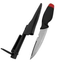 Нож рыболовный, нетонущий нож для туризма, рыбалки и похода с ножнами, нож из нержавеющей стали