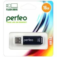 USB Flash PERFEO PF-C13B016 USB 16GB черный BL1