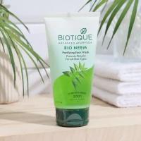 Гель для умывания BIOTIQUE, с нимом 150 мл