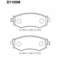 Колодки тормозные fr Mk Kashiyama D1105M Hyundai Sonata Iii (Y-3). Hyundai Sonata Iii Седан (Y-3). Hyundai Sonata Ii