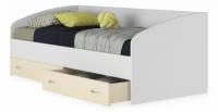 Кровати для подростков Наша мебель Кровать Уника 90 с матрасом ГОСТ 2000x900