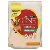 Корм для собак Purina One, 1.5 кг, курица и рис