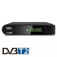 Приставка для цифрового ТВ BBK SMP027HDT2, DVB-T2/DVB-T, HDMI, RCA, RF