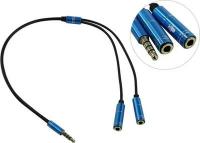 Кабель-разветвитель 4-pin Jack3.5-M --) 2xJack3.5-F