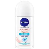 Дезодорант-антиперспирант Nivea "Эффект пудры" Fresh шариковый 50 мл