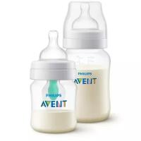 Avent Набор бутылочек 2 шт.: 125 мл., с клапаном AirFree, Classic+, 260 мл., медленный поток