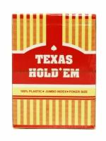 Пластиковые покерные карты Texas Holdem, 54 л, Синий