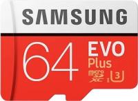 Карта памяти SAMSUNG microSD 64GB EVO Plus