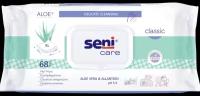 Seni Care Classic / Сени Кейр Классик - влажные салфетки с алоэ вера и аллантоином, 68 шт. (10 шт.)