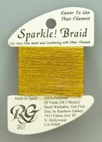 SK01 - Yellow Gold Sparkle Braid (18 м)