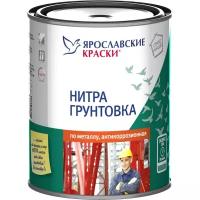 Нитрогрунтовка Ярославские краски серая 0.7 кг