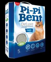 Pi-Pi-Bent DeLuxe Classic Комкующийся наполнитель для туалета кошек 5 кг. (81835)