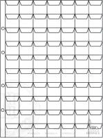 Лист для монет на 88 ячеек (оптима)