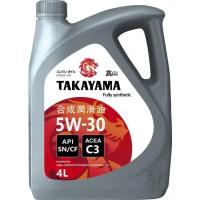 Моторное масло Takayama 5W-30 SN/CF C3 синтетическое 4 л