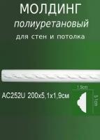 Настенный декоративный молдинг из полиуретана с рельефным узором