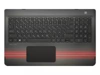 Клавиатура для ноутбука HP Pavilion x360 15-bk черная топ-панель V.2