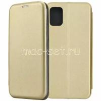 Чехол-книжка Fashion Case для Samsung Galaxy A31 A315 золотистый