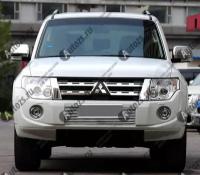 Хром решетка радиатора Mitsubishi Pajero 2011-2014