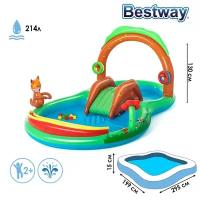 Надувные центры, домики, батуты Bestway Игровой центр Playing Woods, 295 x 199 x 130 см, 53093 Bestway