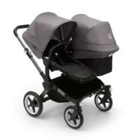 Детская коляска 2 в 1 Bugaboo Donkey5 Duo Graphite/Midnight Black/Grey Melange