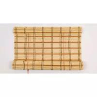 Бамбуковая рулонная штора, размеры 90х220 см