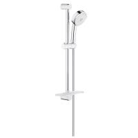 Душевой гарнитур Grohe Tempesta Cosmopolitan 100, 3 вида струи, с полочкой, хром 27929002