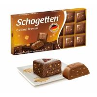 Шоколад Schogetten Caramell Brownie, 100 г