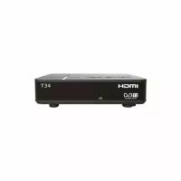 TV-тюнер DVB-T2 Сигнал T34, черный