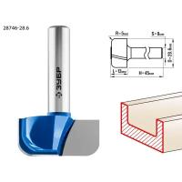 ЗУБР 28,6x13мм, радиус 5мм, фреза пазовая фасонная №7, 28746-28.6, серия Профессионал