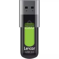 Флешка 256Gb Lexar USB3.0 JumpDrive S57 black-green (LJDS57-256ABGN)