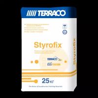 Terraco Styrofix Ecotherm Минеральный Клеевой Состав 25кг для Приклеивания Всех Видов Теплоизоляционных Панелей*