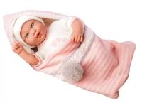 Arias Кукла Elegance Iria, с соской и одеялом, плачет, 42 см